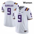 White Joe Burrow Burreaux #9 LSU Tigers SEC Women High School Classic Football Jersey -Hot Sale