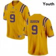 Gold Joe Burrow #9 LSU Tigers Youth NCAA Official Football Jersey -Hot Sale